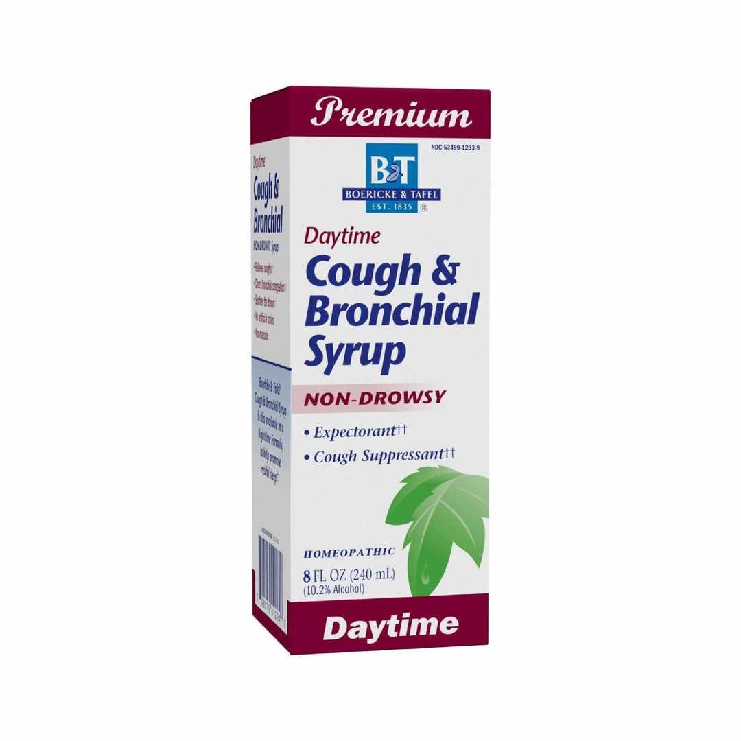 Nature's Way Boericke & Tafel Daytime Cough & Bronchial Syrup, Cough Suppressant & Expectorant, Non-Drowsy, 8 Fl. Oz - The Oasis of Health