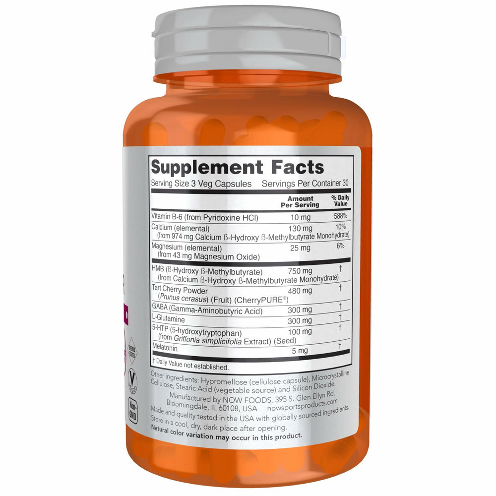 Now Foods Sports Nutrition, R&R Rest and Repair, Recovery*, Promotes Restful Sleep*, Preserves Lean Mass, Reduces Post-Workout Soreness*, Vegan, NGMO, 90 Veg Capsules - The Oasis of Health