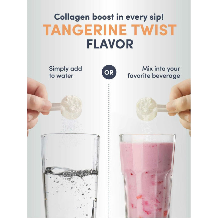 NeoCell Collagen Peptides Powder | 11.6 oz | Grass Fed Bovine | with Biotin and Hyaluronic Acid | Tangerine Twist Flavored | Beauty Infusion Drink Mix | Hair, Skin &amp; Nails - The Oasis of Health