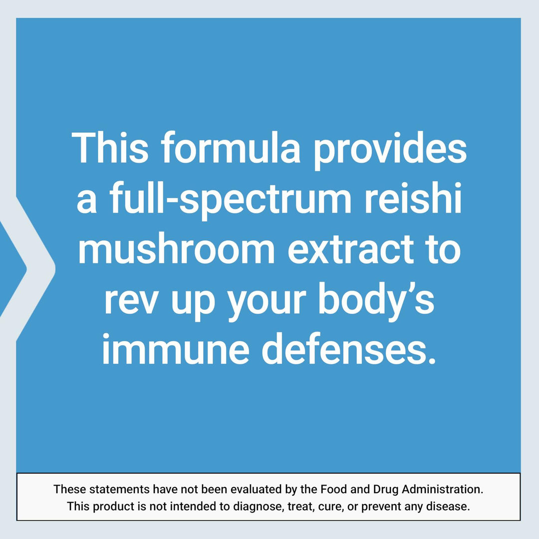 Life Extension Reishi Extract Mushroom Complex - Mushrooms Herbal Supplement for Immune Support – Ganoderma Lucidum Extract - Gluten-Free, Non-GMO, Vegetarian – 60 Capsules - The Oasis of Health