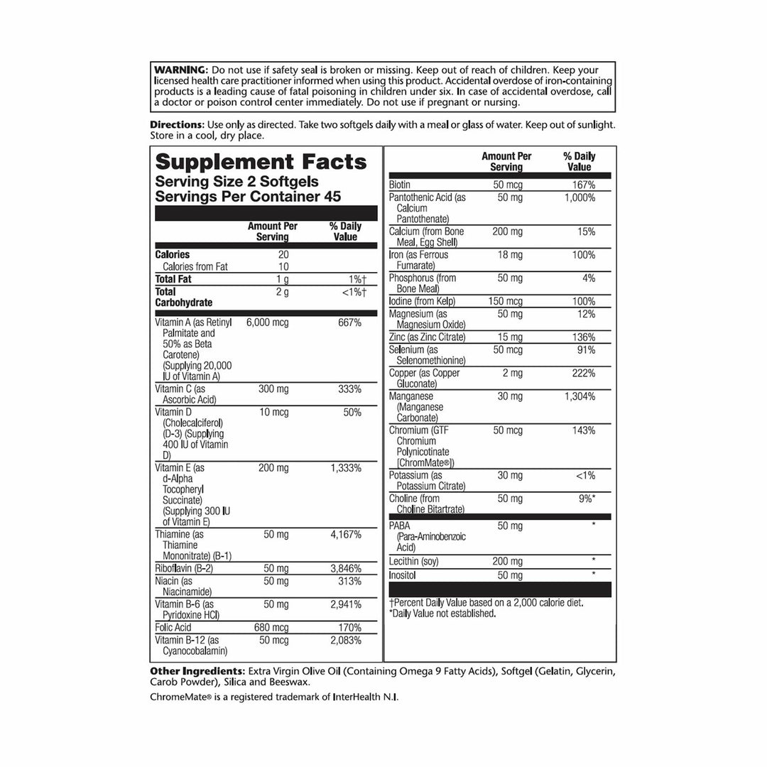 SOLARAY Provide Multivitamin | Two Daily | 90 CT - The Oasis of Health