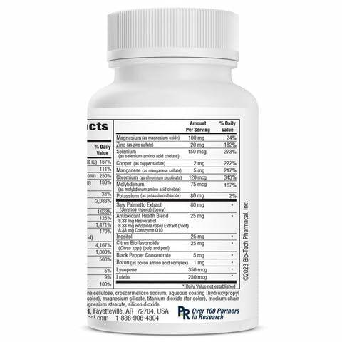 Bio-Tech Pharmacal Essential Multivitamin - Mineral Blend Dietary Supplement - Provides Essential Vitamins and Minerals - Includes Vitamins A, C, D, E, and K - The Oasis of Health