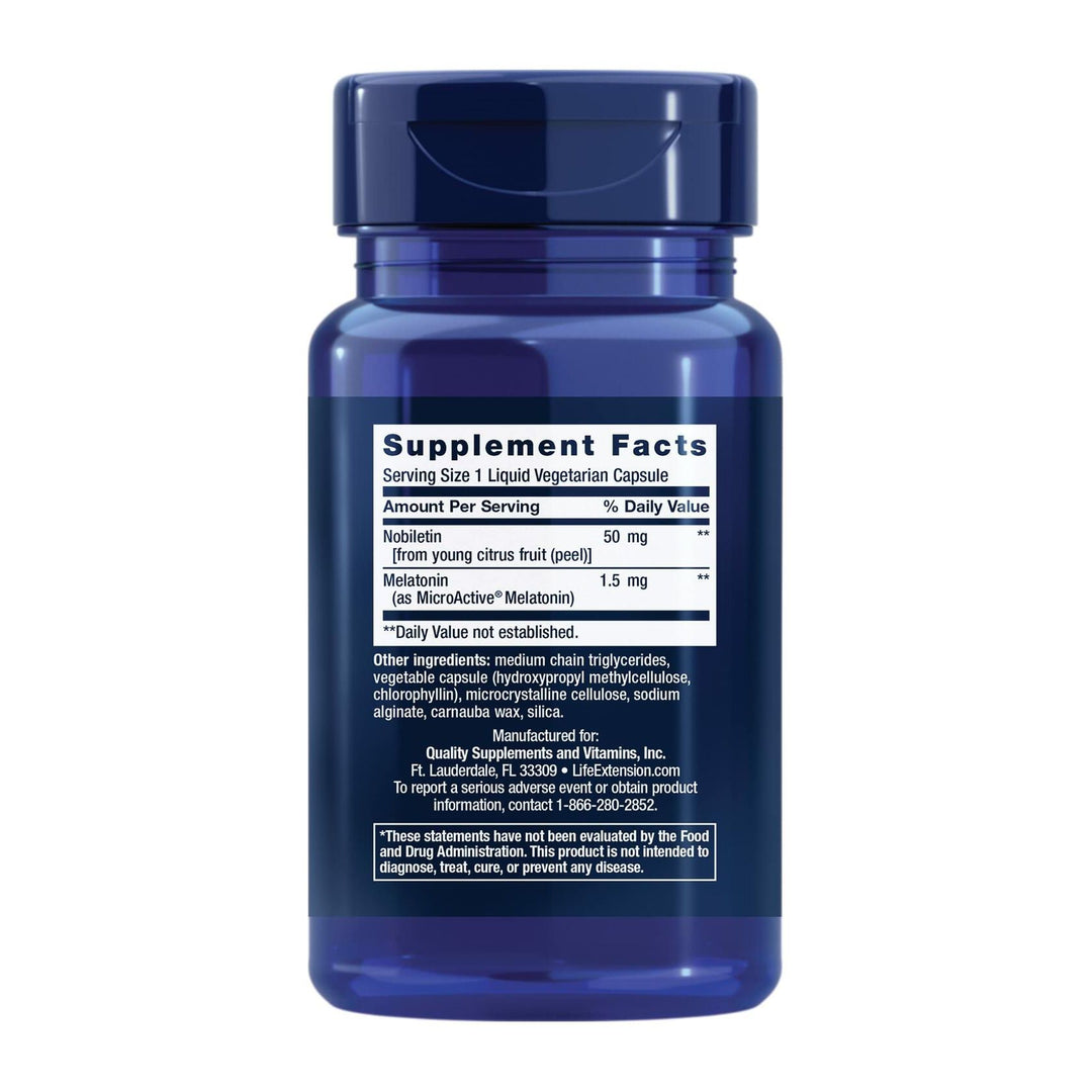 Life Extension Circadian Sleep, nobiletin Citrus Extract, Sleep Support, Sleep Health, Restore Your Body&