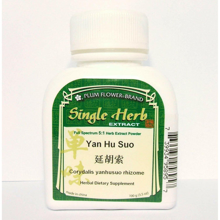 Corydalis Yanhusuo Rhizome Root 5:1 Herb Extract Powder / Yan Hu Suo, 100g or 3.5oz - The Oasis of Health