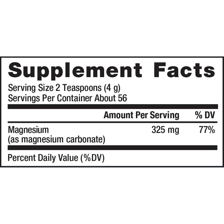 Natural Vitality Calm, Magnesium Supplement, Anti-Stress Drink Mix Powder, Gluten Free, Vegan, &amp; Non-GMO, Sweet Lemon, 8 oz - The Oasis of Health