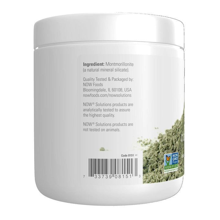 NOW Foods Solutions, European Clay Powder, Pure Powder for a Detox Facial Cleansing Mask, 14-Ounce - The Oasis of Health