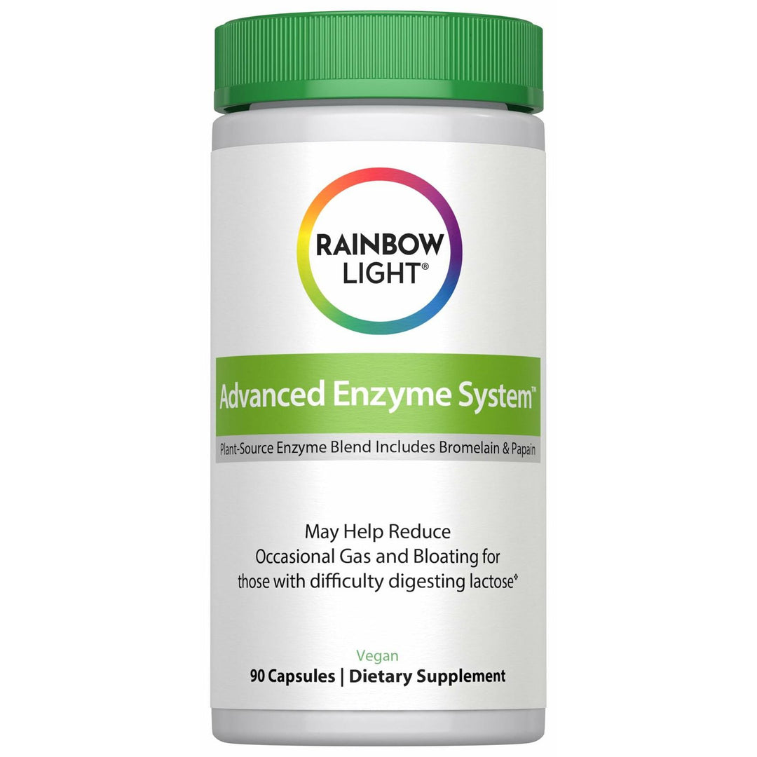 Rainbow Light Advanced Enzyme System Capsules, 90 Count - The Oasis of Health