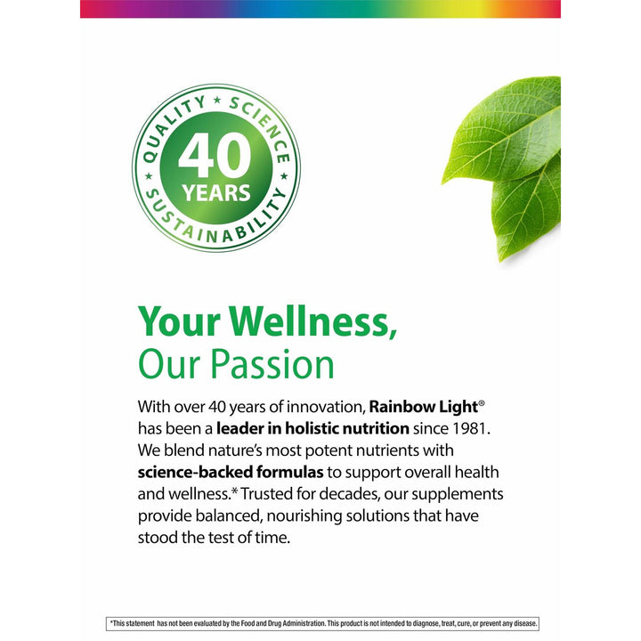 Rainbow Light Probiotic Gummies | 50 Count | Advanced Synbiotic with Prebiotic | for Men, Women &amp; Children | Supports Digestive &amp; Immune Health - The Oasis of Health