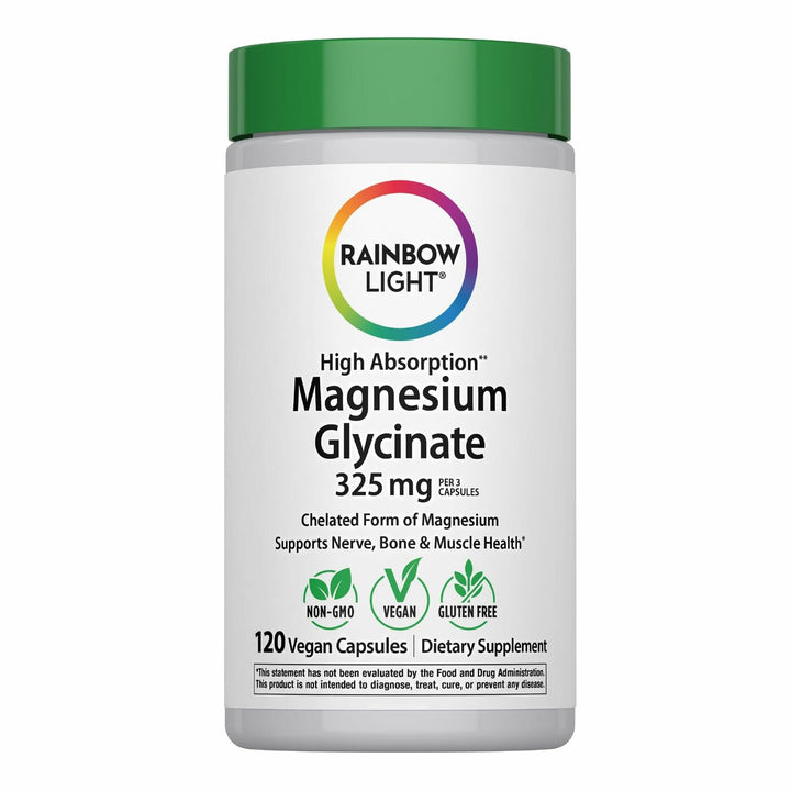 Magnesium Glycinate 325 mg | High Absorption, Chelated Form of Magnesium | Supports Nerve, Bone, &amp; Muscle Health | Vegan, Non-GMO and Gluten Free - The Oasis of Health