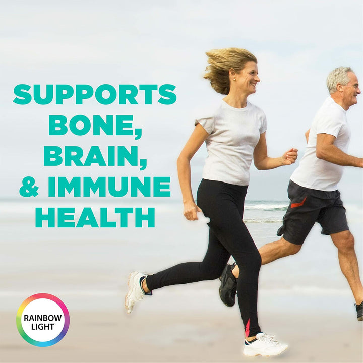 Rainbow Light Adult Multivitamin, Vitamins C &amp; Zinc, B Complex &amp; Choline, Calcium &amp; Vitamin D Supports Bone Health, Energy &amp; Immune Support, Non-GMO, Vegetarian, 90 Tablets - The Oasis of Health