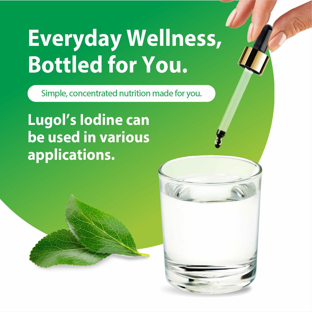 Rainbow Light Lugols 2 Percent Iodine Solution | 2 fl oz | Iodine &amp; Potassium Iodide 2% | Liquid Drops - The Oasis of Health