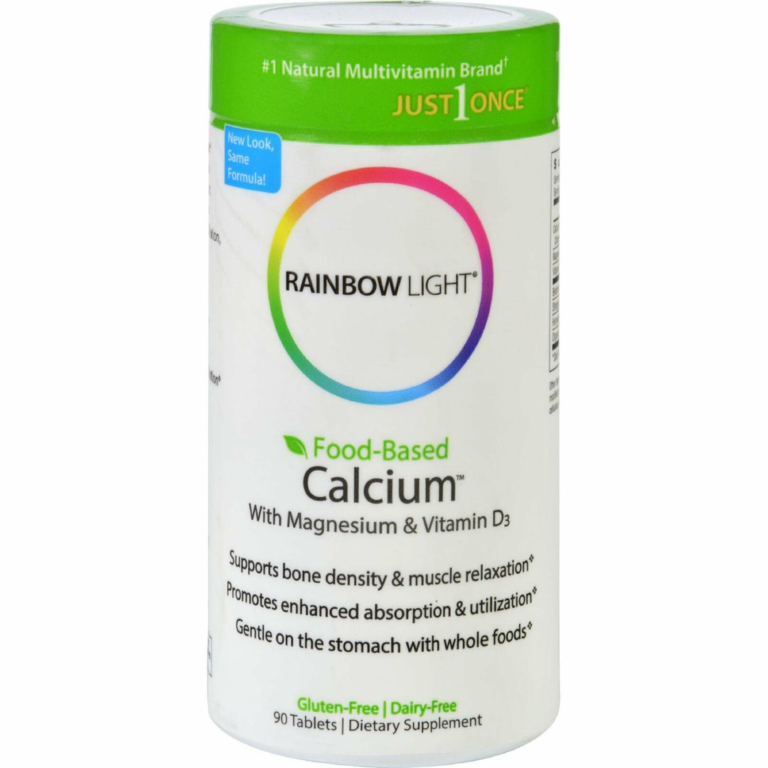 Rainbow Light - Food-Based Calcium 90 tabs - The Oasis of Health