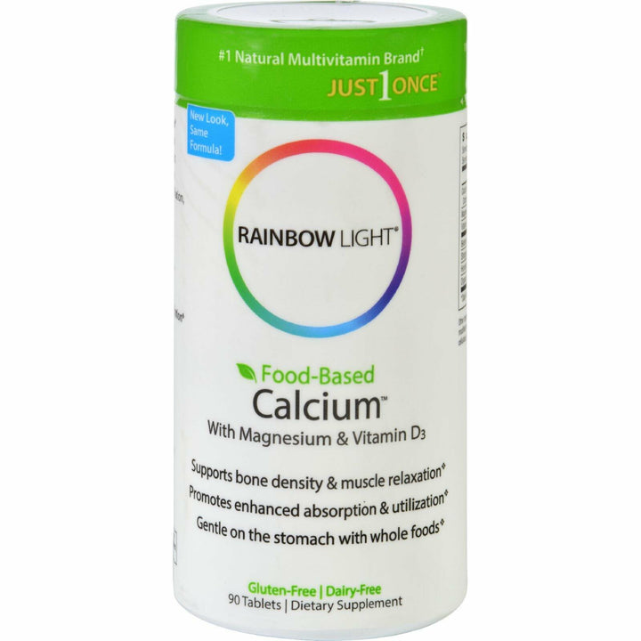 Rainbow Light - Food-Based Calcium 90 tabs - The Oasis of Health
