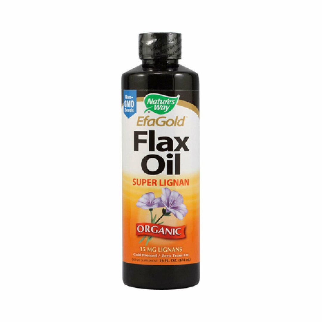 Natures Way Flax Oil 480 mL - The Oasis of Health