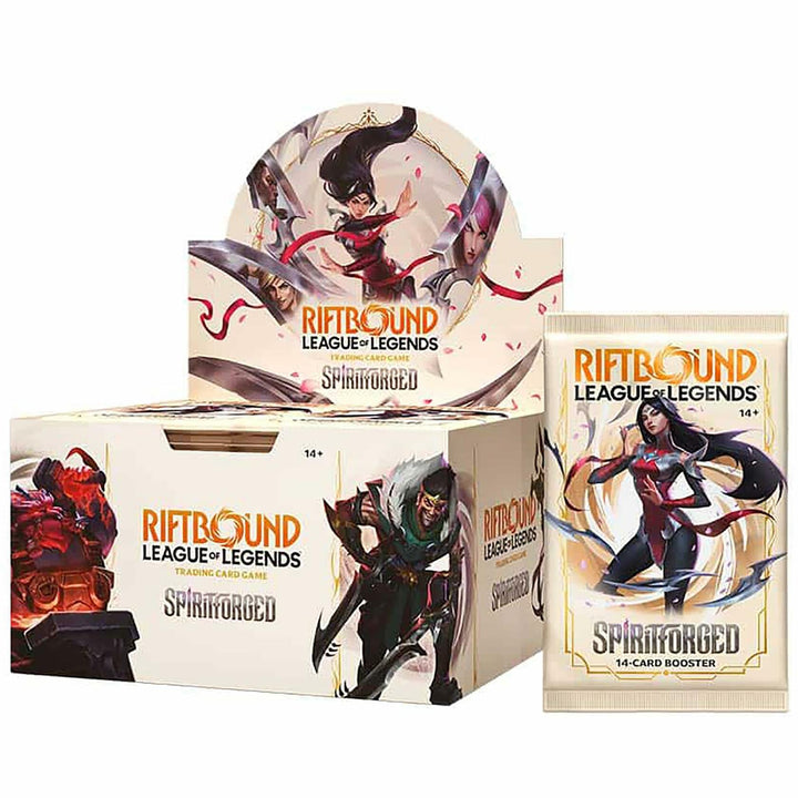 Riftbound: League of Legends TCG Spiritforged - Booster Display - 24 Booster Packs (14 Cards Ea), Deck-Building Trading Card Game, Randomly Assorted - The Oasis of Health