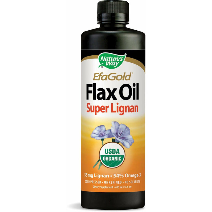 Flax Oil Super Lignan 4 Pack 16Oz - The Oasis of Health