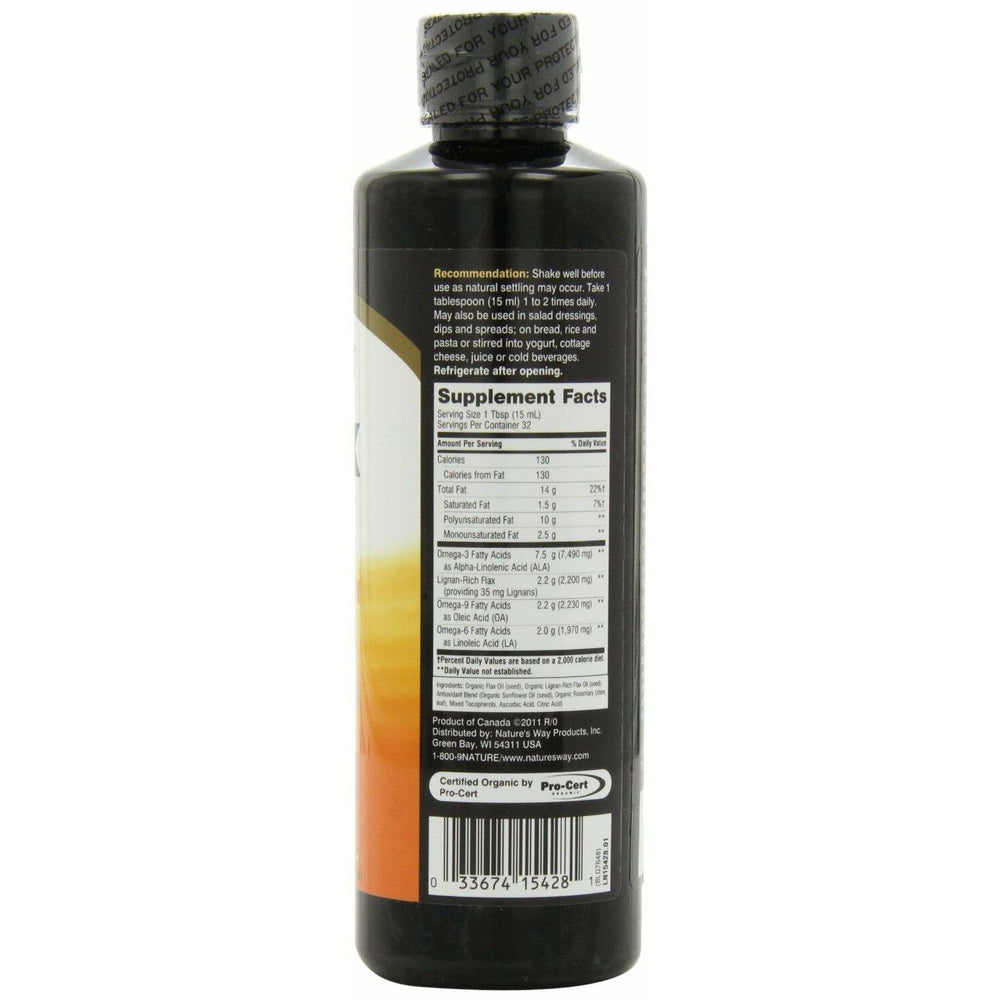 Flax Oil Super Lignan 2 Pack 16Oz - The Oasis of Health