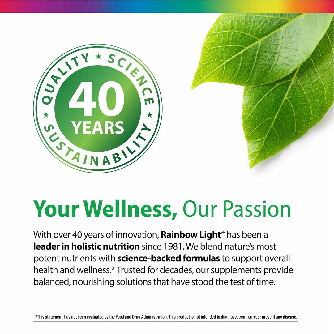 Rainbow Light Mushroom Power Supplement | 60 Capsules | Complex Made with 10 Potent Mushrooms | Includes Lions Mane, Chaga, Shiitake, Reishi &amp; More | Non-GMO and Gluten Free - The Oasis of Health
