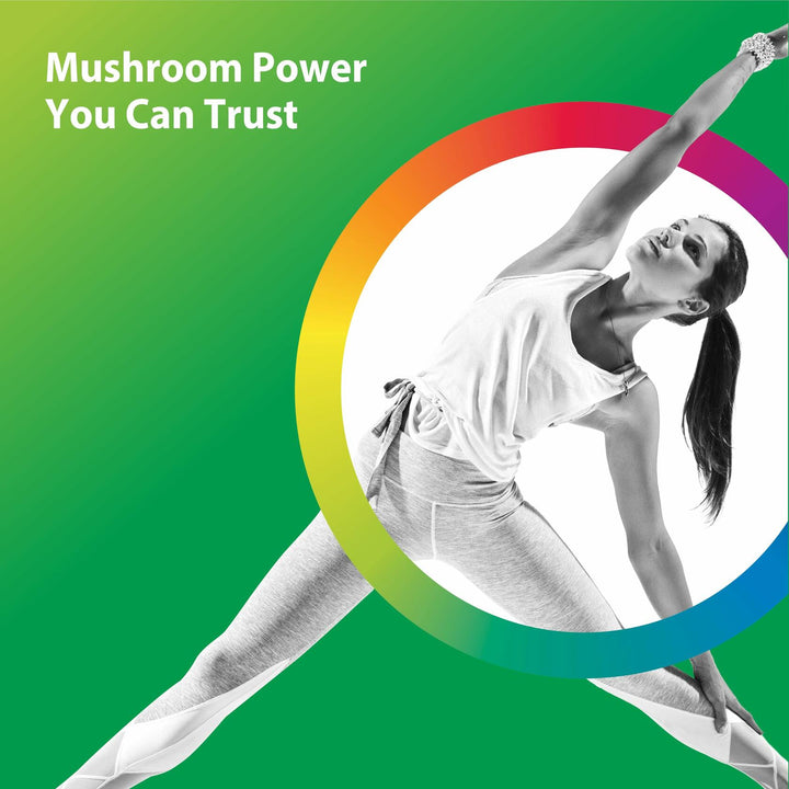 Rainbow Light Mushroom Power Supplement | 60 Capsules | Complex Made with 10 Potent Mushrooms | Includes Lions Mane, Chaga, Shiitake, Reishi &amp; More | Non-GMO and Gluten Free - The Oasis of Health