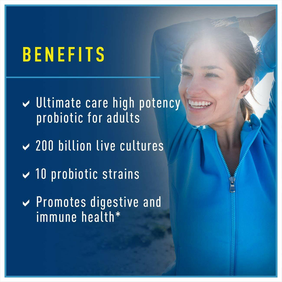 Renew Life Adult Probiotic - Ultimate Flora Probiotic Extra Care, Probiotic Supplement - 200 billion - 7 Day Program, 7 Packets (Packaging May Vary) - The Oasis of Health