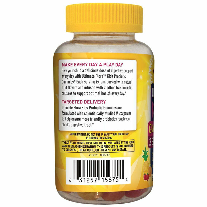 Renew Life Kids Probiotic - Ultimate Flora Kids Probiotic, Shelf Stable Probiotic Supplement - 2 Billion - Fruit Flavor, 60 Chewable Gummies (Packaging May Vary) - The Oasis of Health