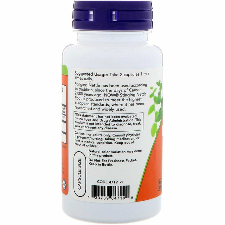 Now Foods Nettle Root Extractract 250mg, Veg-Capsules, 90-Count (Pack of 3) - The Oasis of Health