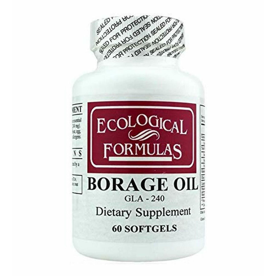 Ecological Formulas Borage Oil Gla-240, White, 60 Count - The Oasis of Health