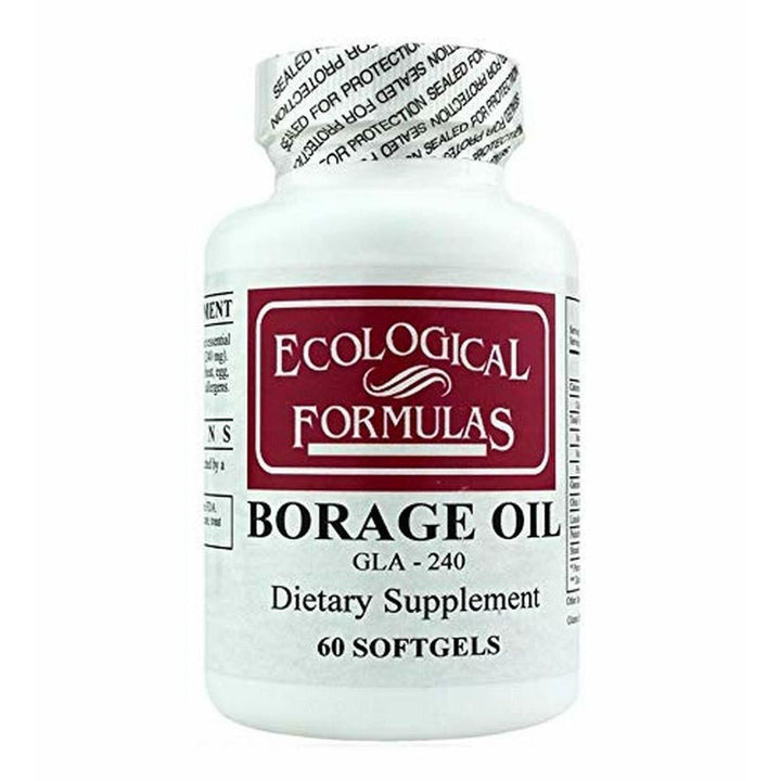 Ecological Formulas Borage Oil Gla-240, White, 60 Count - The Oasis of Health