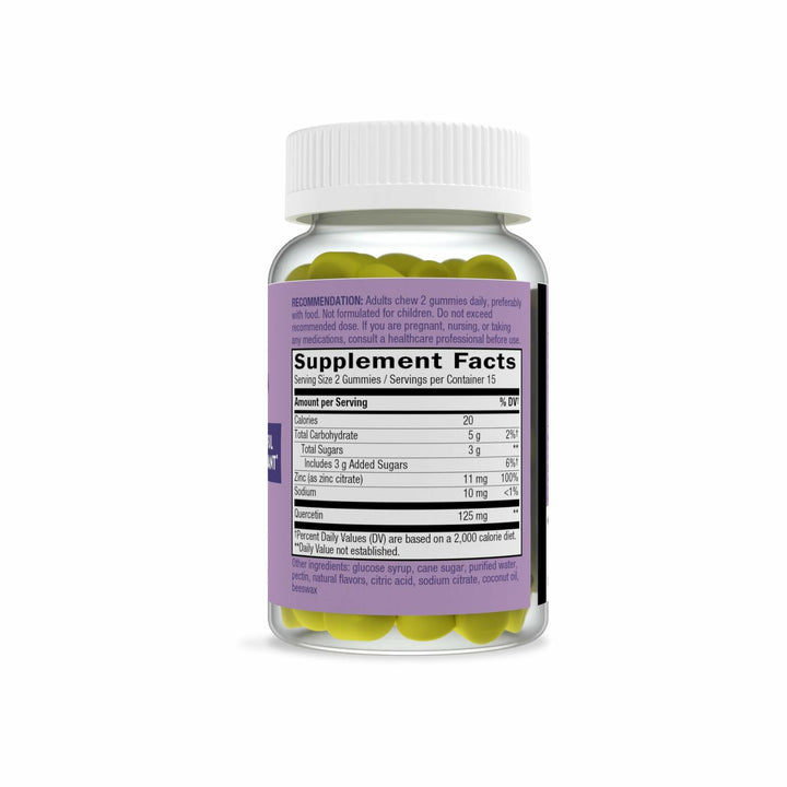 Natures Way Quercetin with Zinc Gummies, 30 CT - The Oasis of Health