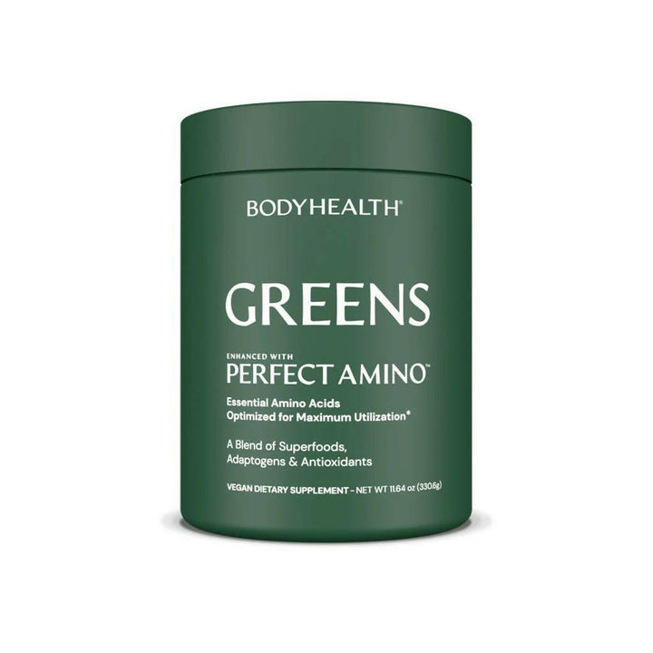 Perfect Greens Formula, 30 scoops. BLENDS: Juice, Garden, Glucose, Fiber, Priobiotic, Digestive, Anti-Inflammatory, Antioxident, Detox &amp; more - The Oasis of Health