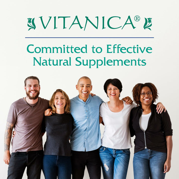 Vitanica Lactation Blend, Lactation Supplement, Breastfeeding Support Increase Breast Milk Supply and Flow, Organic Fennel, Milk Thistle, Fenugreek Seed and More, Non-GMO, Vegan, 60 Capsules - The Oasis of Health