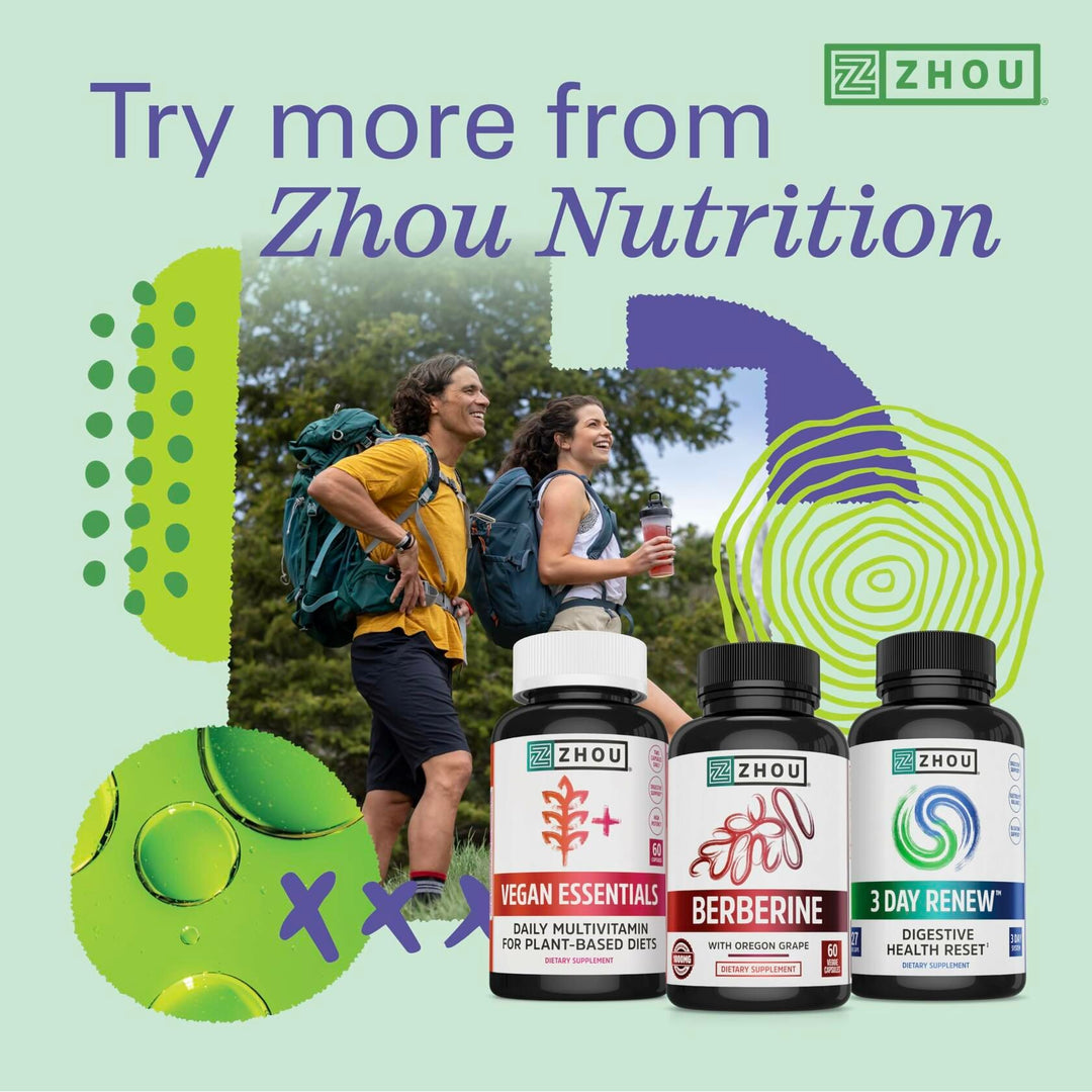 ZHOU Fast Support - Fasting Electrolytes No Sugar, Fasting Salts Supplement for Intermittent Fasting for Women &amp; Men with Magnesium, Sodium Chloride &amp; Potassium - 60 Veggie Capsules