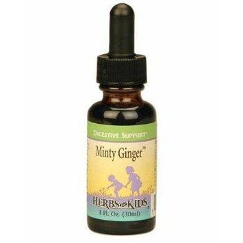 Herbs For Kids Minty Ginger Blend Liquid, 1 Ounce - 3 per case.