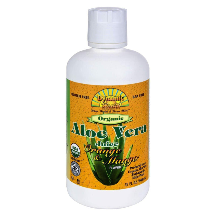 DYNAMIC HEALTH ALOE VERA,ORANGE, 32 FZ