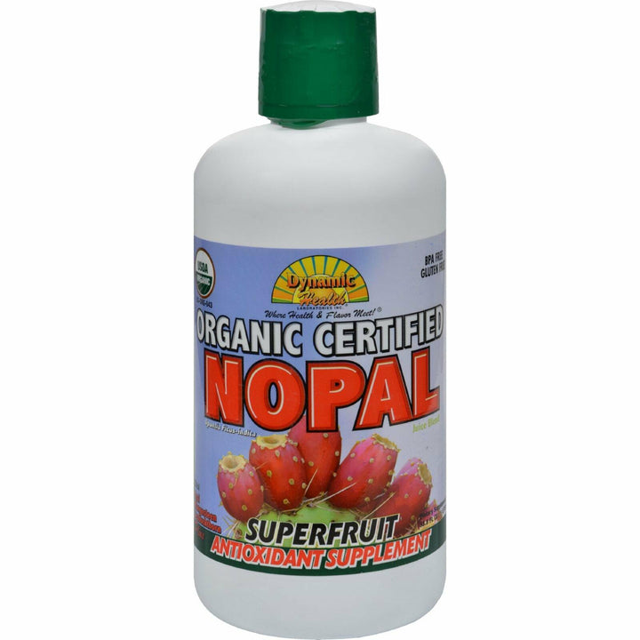 Dynamic Health Organic Certified Nopal Juice Blend Nopal -- 33.8 fl oz