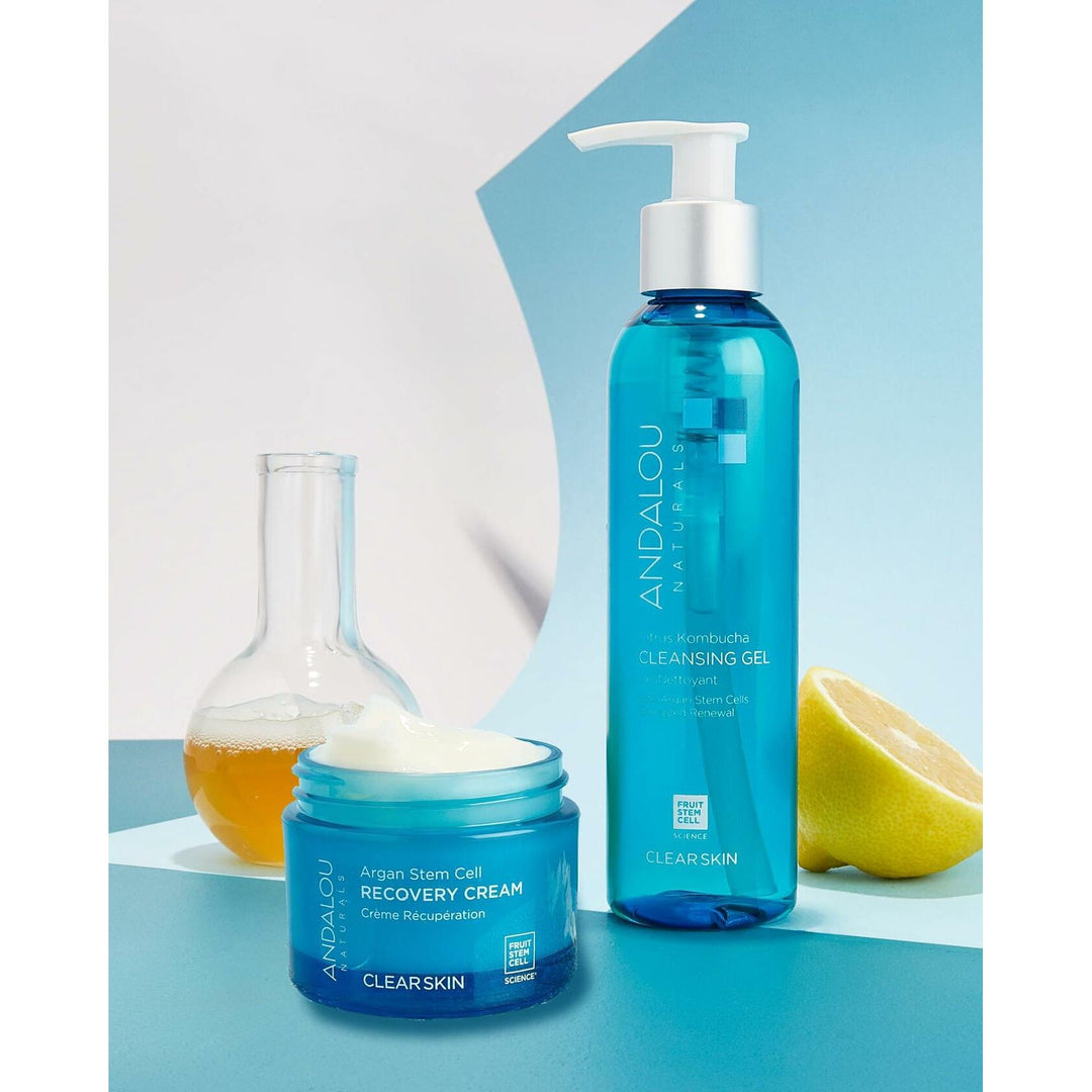 Andalou Naturals Cleansing Gel, Citrus Kombucha, 6 Fl Oz (Pack of 2)