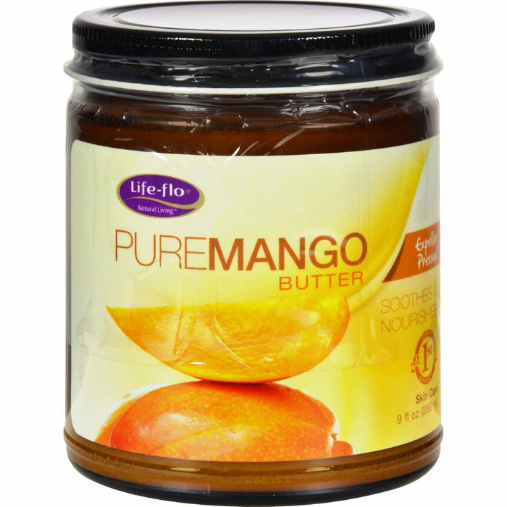 LIFE FLO MANGO BUTTER,PURE, 9 OZ