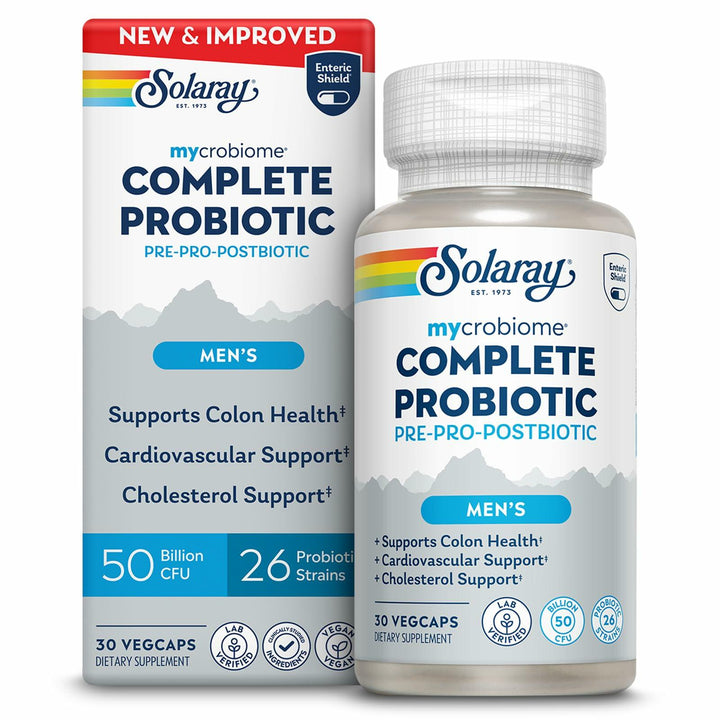SOLARAY Mycrobiome Complete Probiotic Men&