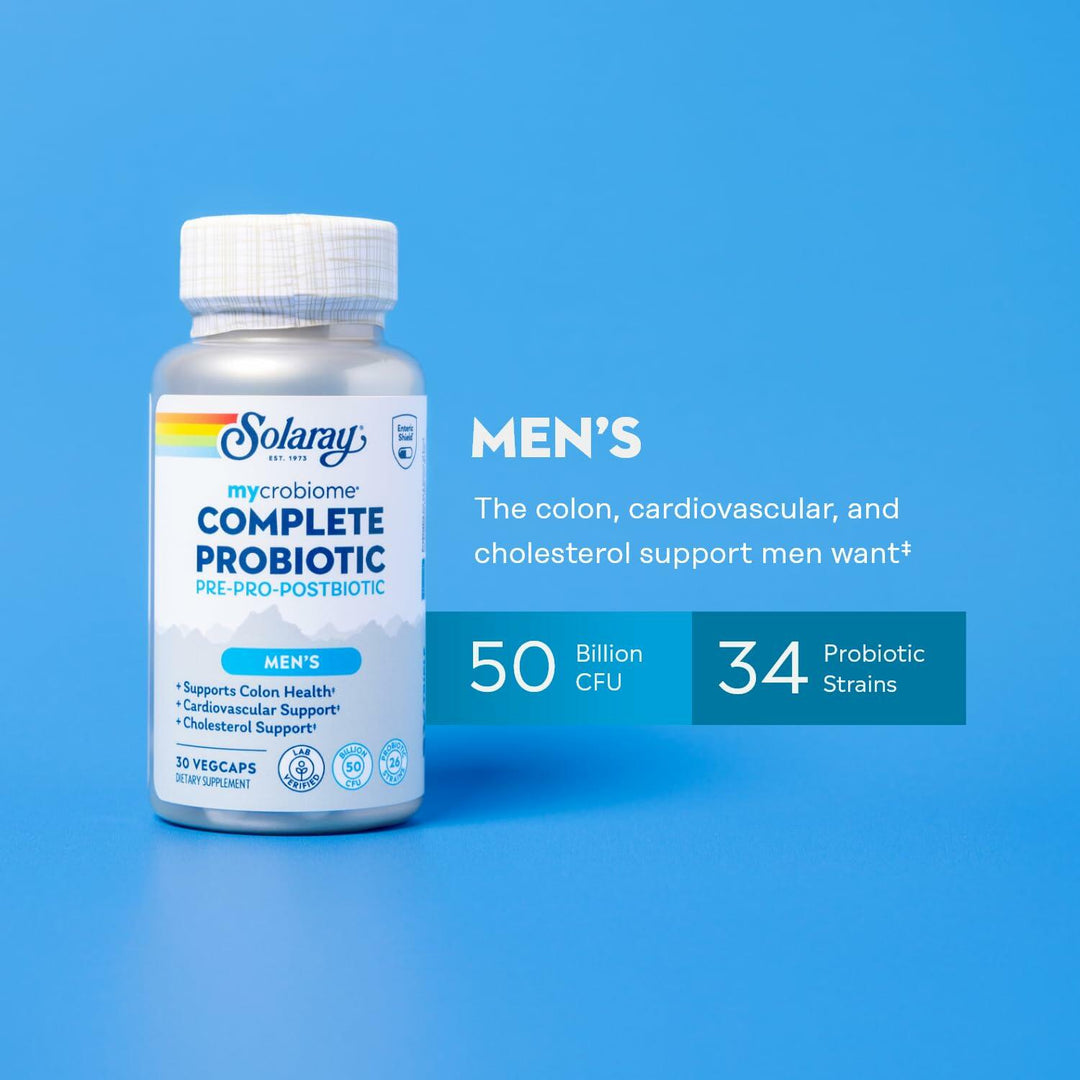 SOLARAY Mycrobiome Complete Probiotic Men&