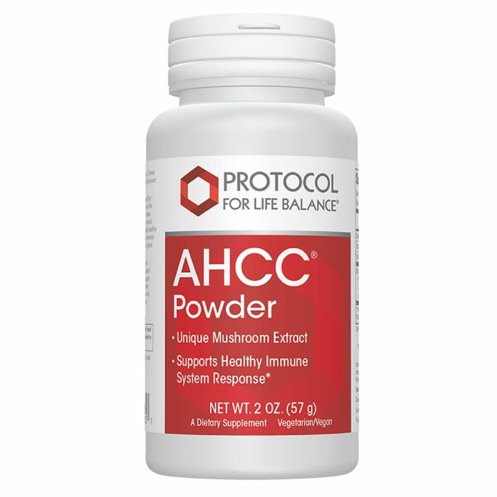 PROTOCOL FOR LIFE BALANCE AHCC Powder - Liver &amp; Immune Support Supplement* - May Also Aid Stress &amp; Healthy Cell Cycle Function* - Made with Mushroom Mycelia Extract - Vegan &amp; Dairy Free - 2 oz