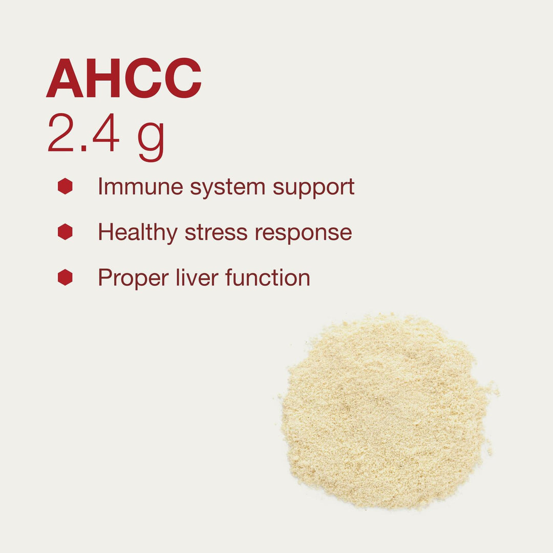 PROTOCOL FOR LIFE BALANCE AHCC Powder - Liver &amp; Immune Support Supplement* - May Also Aid Stress &amp; Healthy Cell Cycle Function* - Made with Mushroom Mycelia Extract - Vegan &amp; Dairy Free - 2 oz