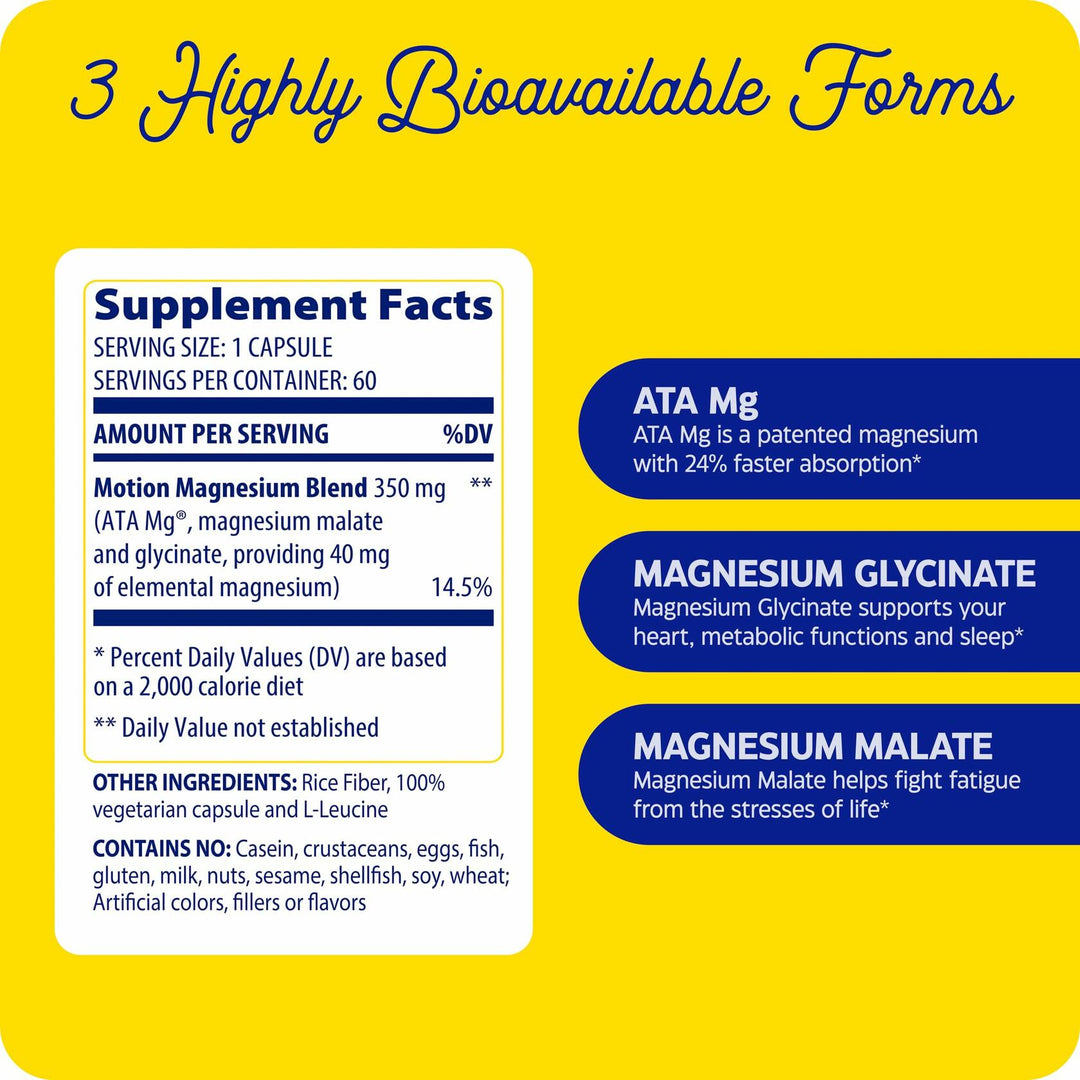 ENZYMEDICA Magnesium Motion, 60 CT