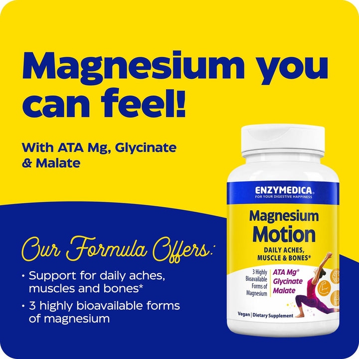 ENZYMEDICA Magnesium Motion, 60 CT
