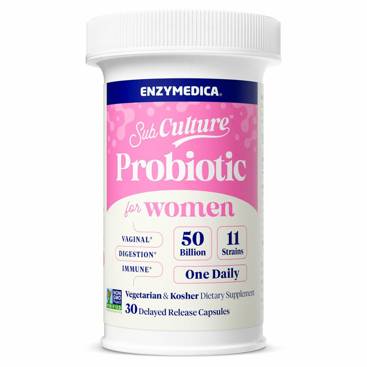 Enzymedica SubCulture Probiotic Supplement for Women - Women&