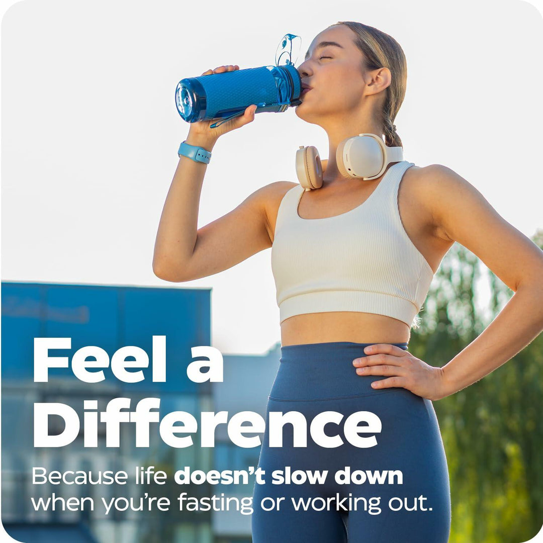 Enzymedica Fasting Today Drink Mix - Electrolyte Powder Supplement for Intermittent Fasting, Support for Hydration, Appetite & Muscle Health, Keto Friendly, Tropical Pineapple Flavor - 8.75 oz