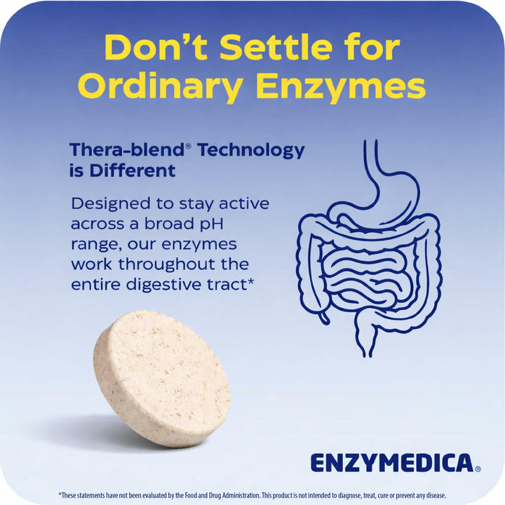 Enzymedica Papaya Complete - Papaya Enzymes Chewable, Digestive Enzyme Supplement for Women and Men, Digestion &amp; Gut Health Support, High Potency Bromelain &amp; Papain, Vegan, Gluten Free - 240 Tablets