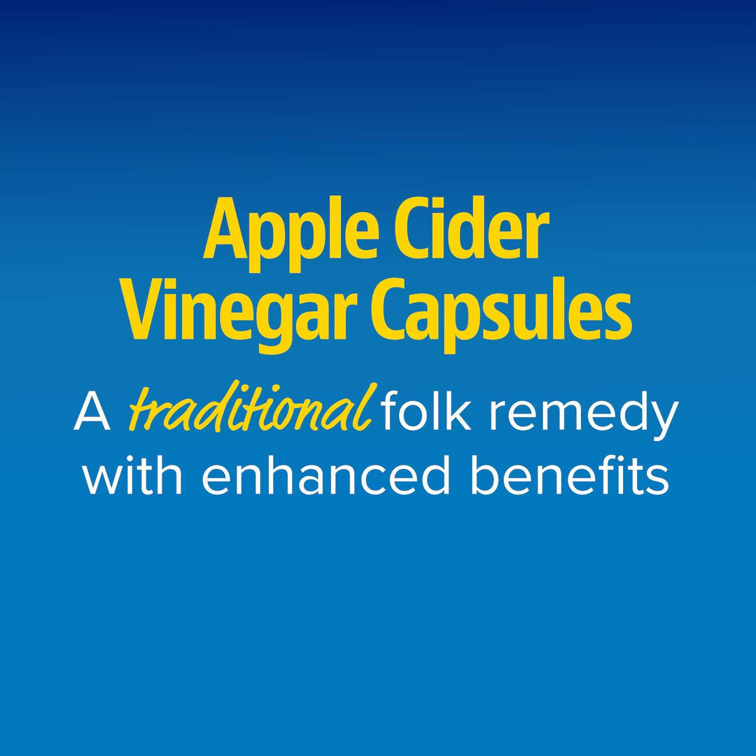 Enzymedica Apple Cider Vinegar Supplement for Men &amp; Women - Apple Cider Vinegar Capsules with Mother, Raw &amp; Unfiltered, Gut Health &amp; Digestive Support, Gluten Free ACV, Vegan, Non-GMO - 120 Count