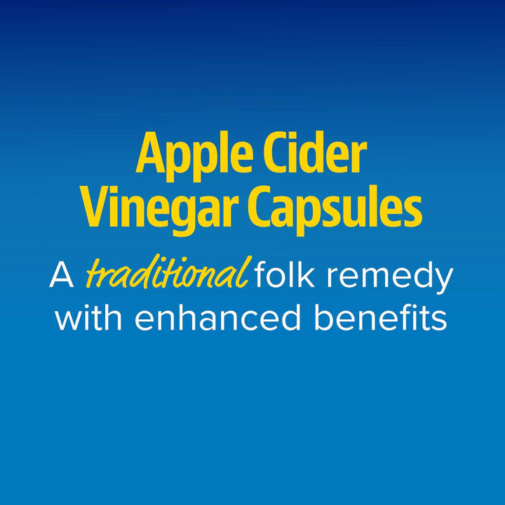 Enzymedica Apple Cider Vinegar Supplement for Men &amp; Women - Apple Cider Vinegar Capsules with Mother, Raw &amp; Unfiltered, Gut Health &amp; Digestive Support, Gluten Free ACV, Vegan, Non-GMO - 120 Count