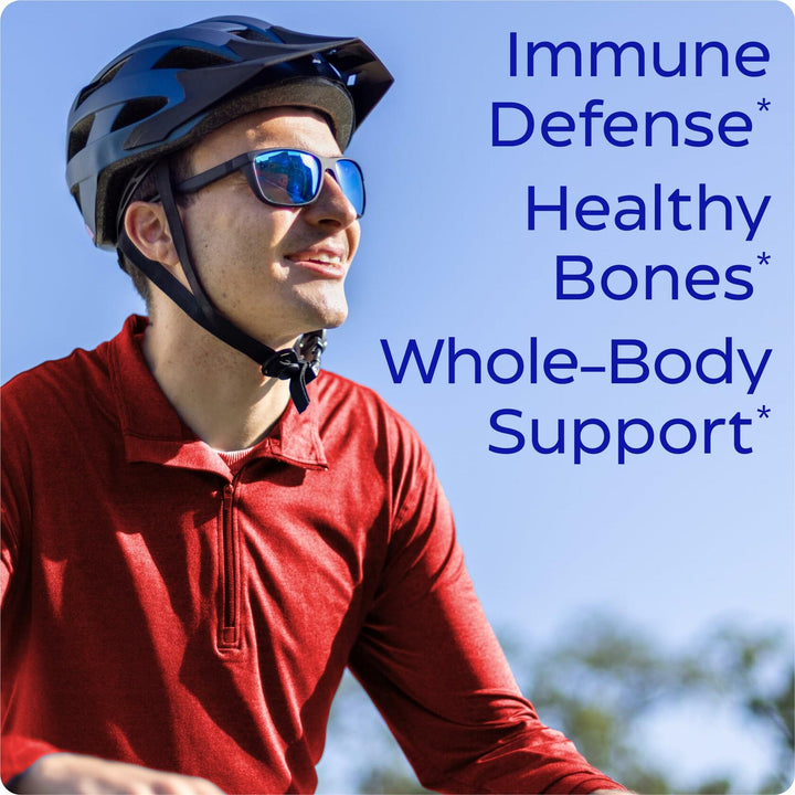 Enzymedica Vitamin D3 and K2 Supplement Caps for Men &amp; Women - VIT D3 5000 IU &amp; VIT K2 MK-7 90 mcg, Immune &amp; Bone Health Support, Features Shitake Mushrooms &amp; Prebiotic Fiber, Vegan - 60 Capsules
