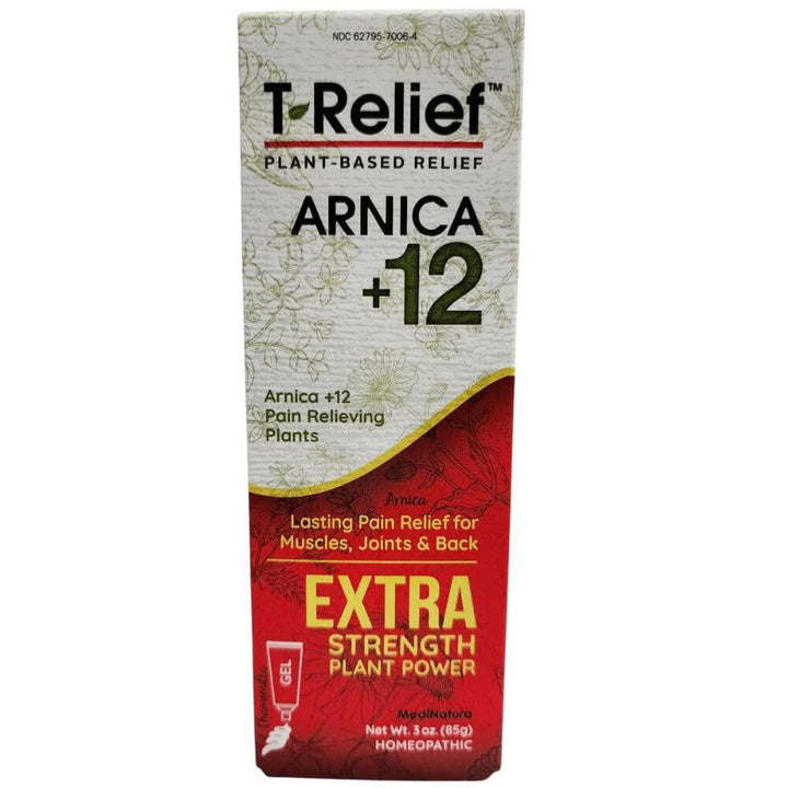 Medinatura T-Relief Arnica +12 Extra Strength Arthritis Pain Gel 3 oz